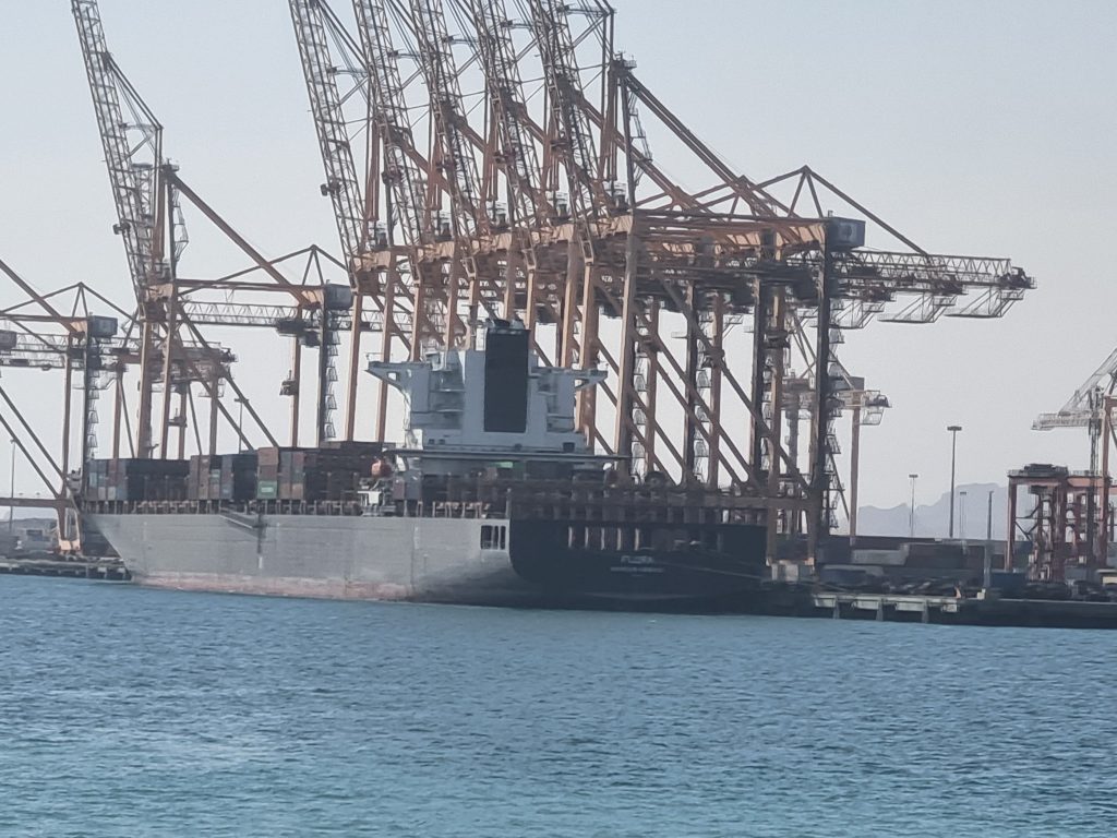 اسکله بندر شهید رجایی - عکاس مهدی کمالی