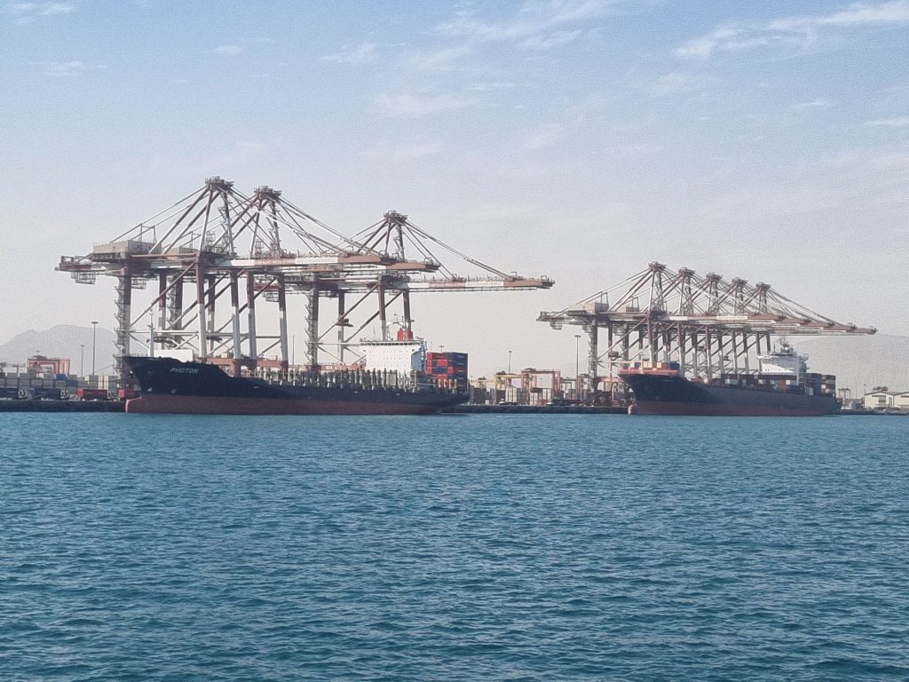 اسکله بندر شهید رجایی - عکاس مهدی کمالی