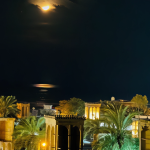 بادگیرهای بندر لافت قشم در شب‌های شرجی تابستان 1404