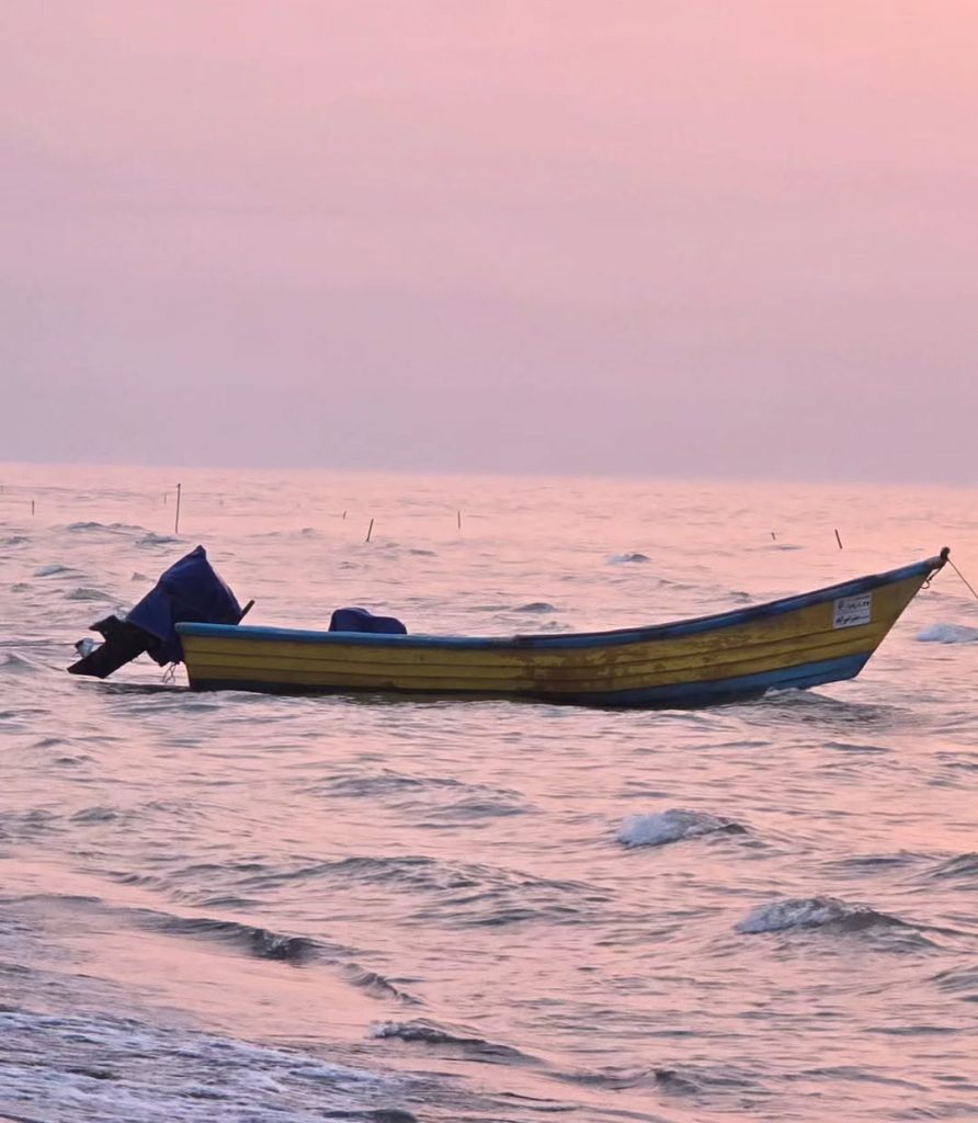 ساحل فرح‌آباد مازندران - عکاس احسان کریمی